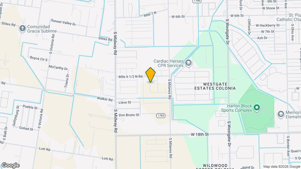 2709 Sage Dr, Unit 2 Mapa y Detalles de la Ubicación