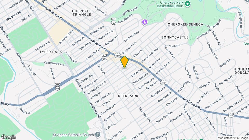 1911 Bonnycastle Ave Map and Location Details