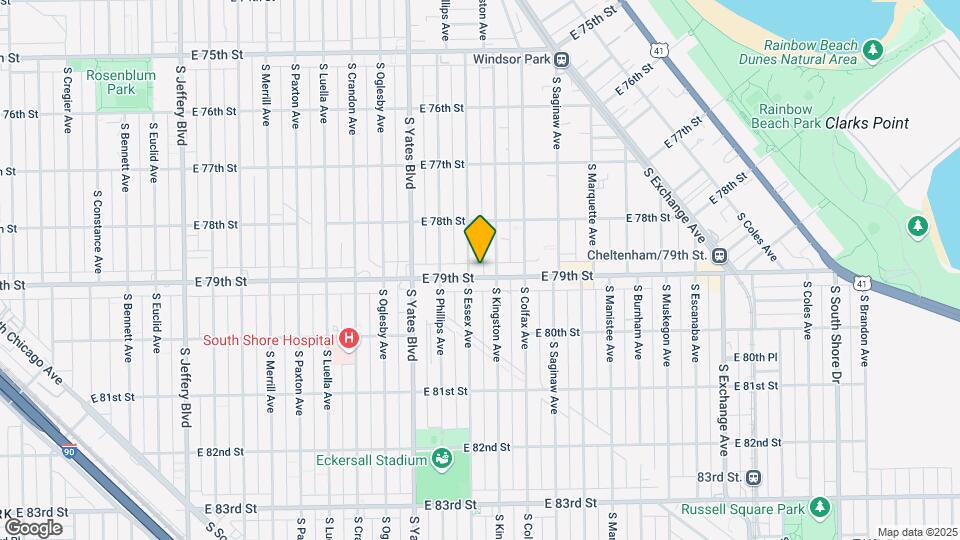 2512-2518 E 79th St Mapa y Detalles de la Ubicación