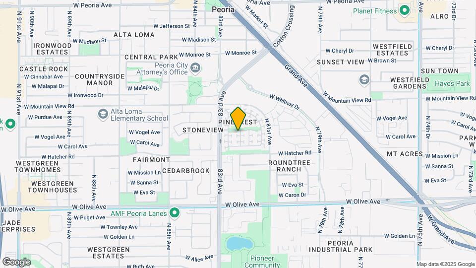 9590 N 82nd Ln Map and Location Details