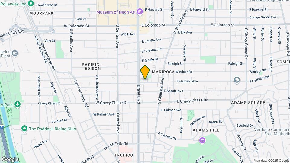 831 S Maryland Ave Map and Location Details