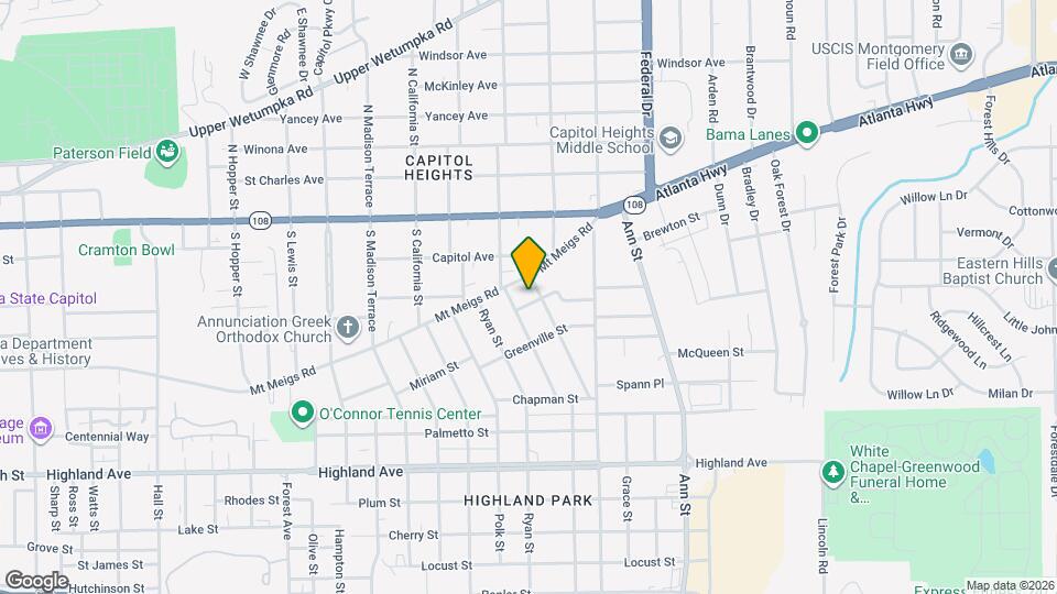 2113 Brewton St Map and Location Details