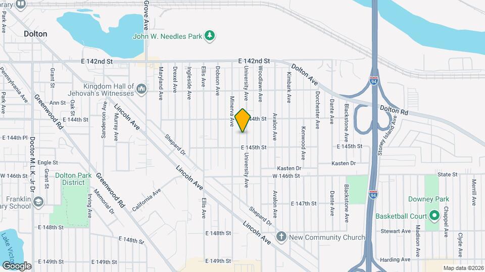 14428 University Ave Map and Location Details