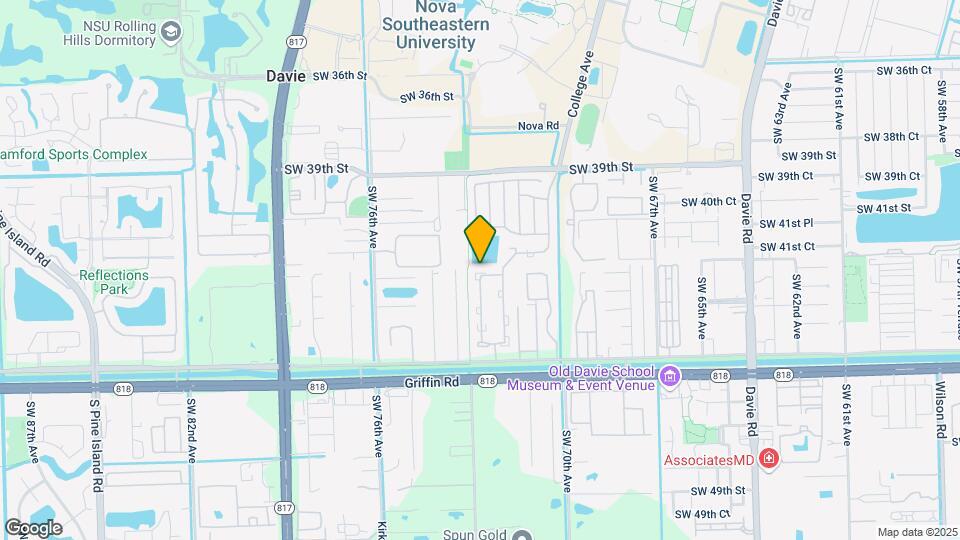 7265 SW 42nd Ct Map and Location Details