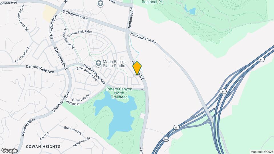 187 S Cross Creek Rd Map and Location Details