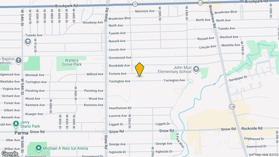 3026 Torrington Ave Map and Location Details