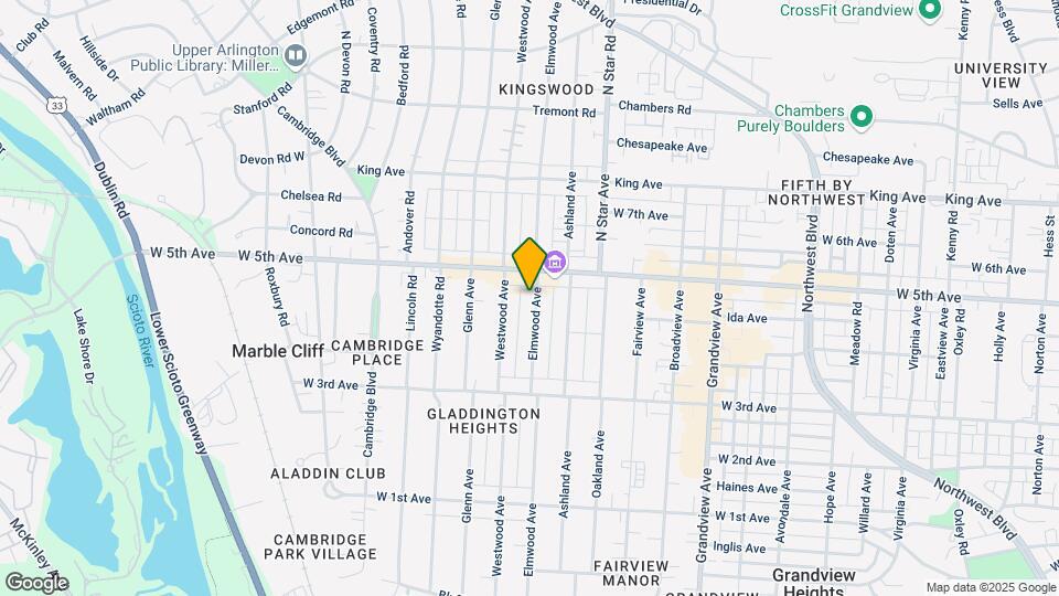 1533 Elmwood Ave Mapa y Detalles de la Ubicación
