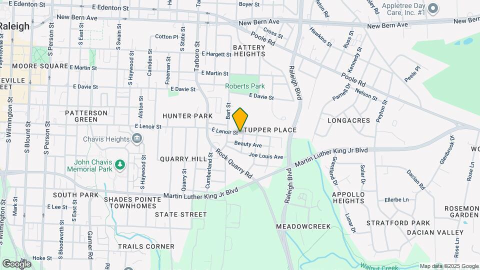 1316 E Lenoir St Mapa y Detalles de la Ubicación
