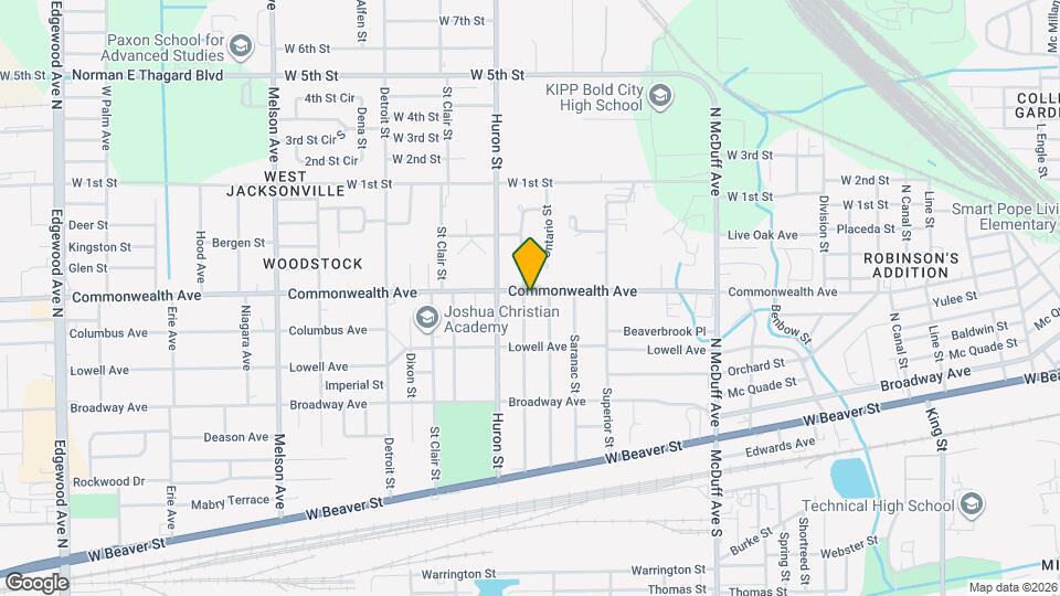 955 Mackinaw St Map and Location Details