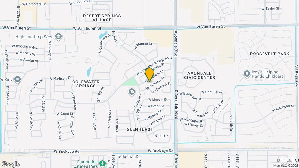 11638 W Jackson St Map and Location Details