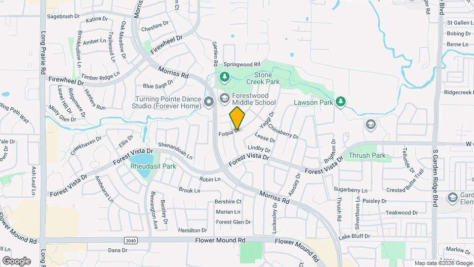 1641 Fuqua Dr Map and Location Details