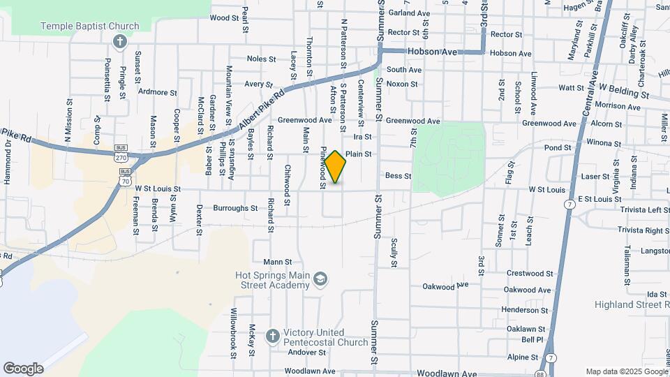 1204 W St Louis St Map and Location Details