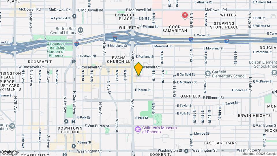 GARFIELD Map and Location Details