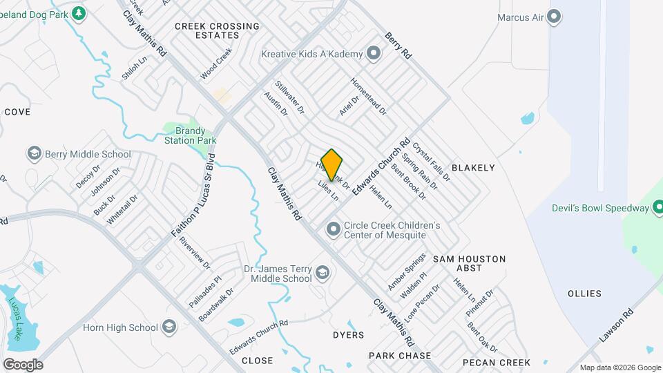 2338 Liles Ln Mapa y Detalles de la Ubicación