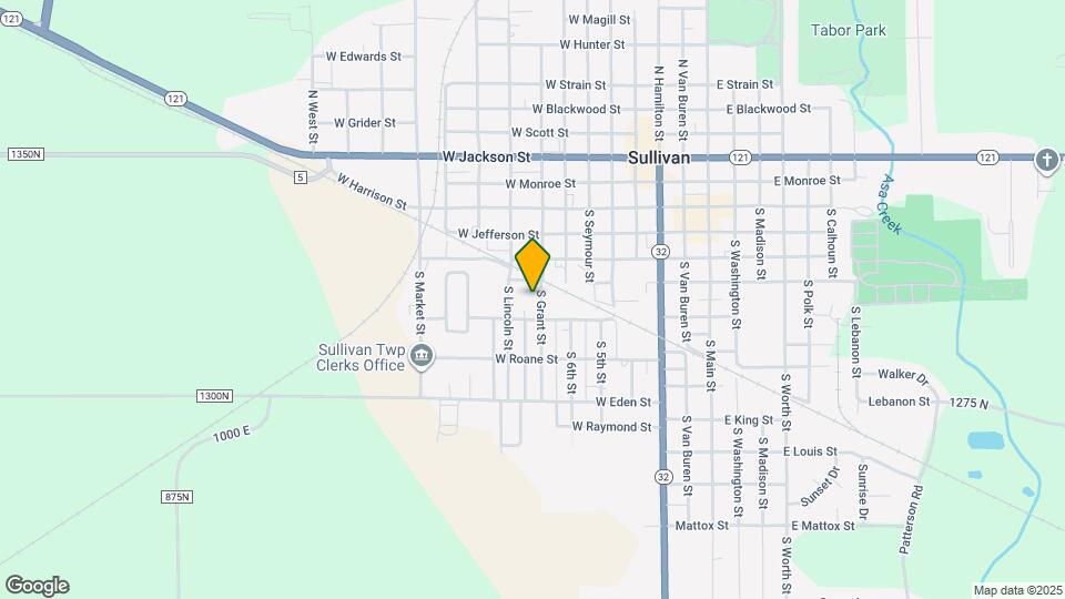 313 S Grant St Map and Location Details