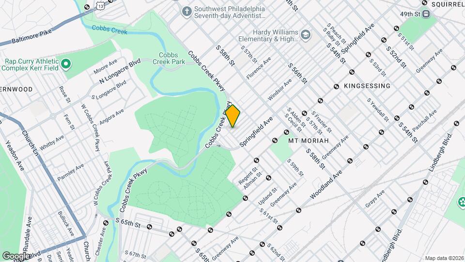 5961 Windsor Ave Mapa y Detalles de la Ubicación