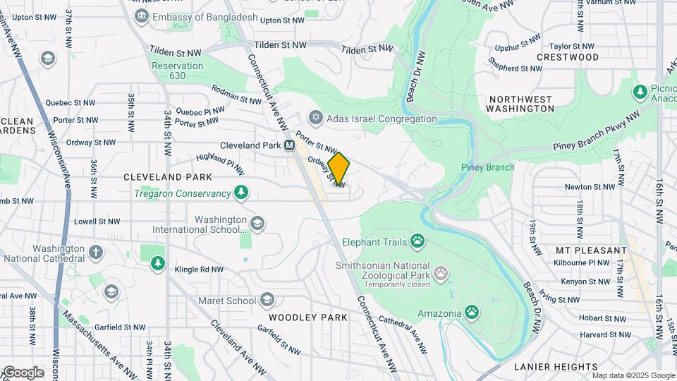 2712 Ordway St NW Map and Location Details