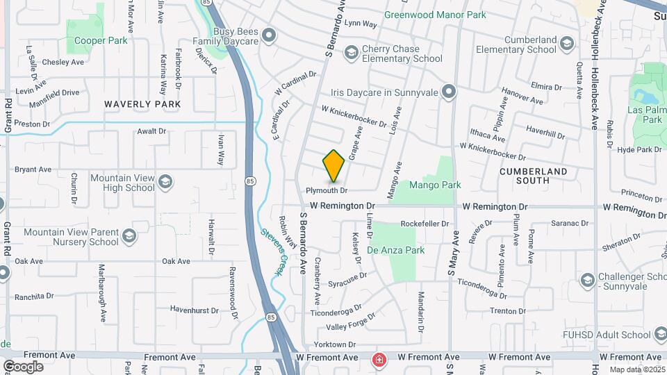 1105 Plymouth Dr Map and Location Details