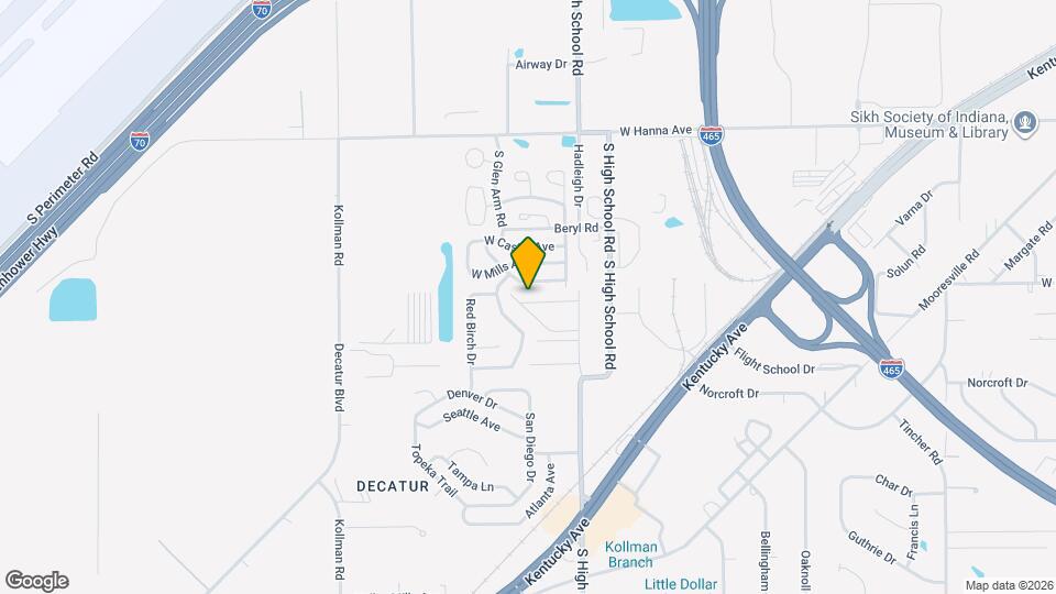 6404 Dardeb Rd Map and Location Details