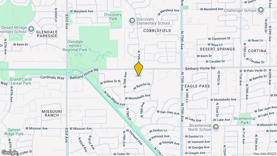 7810 W Solano Dr N Map and Location Details