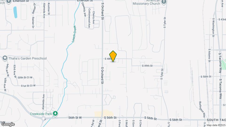 4852 S 48th St Map and Location Details