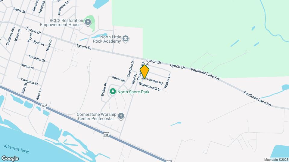 404 Live Oak Dr Map and Location Details