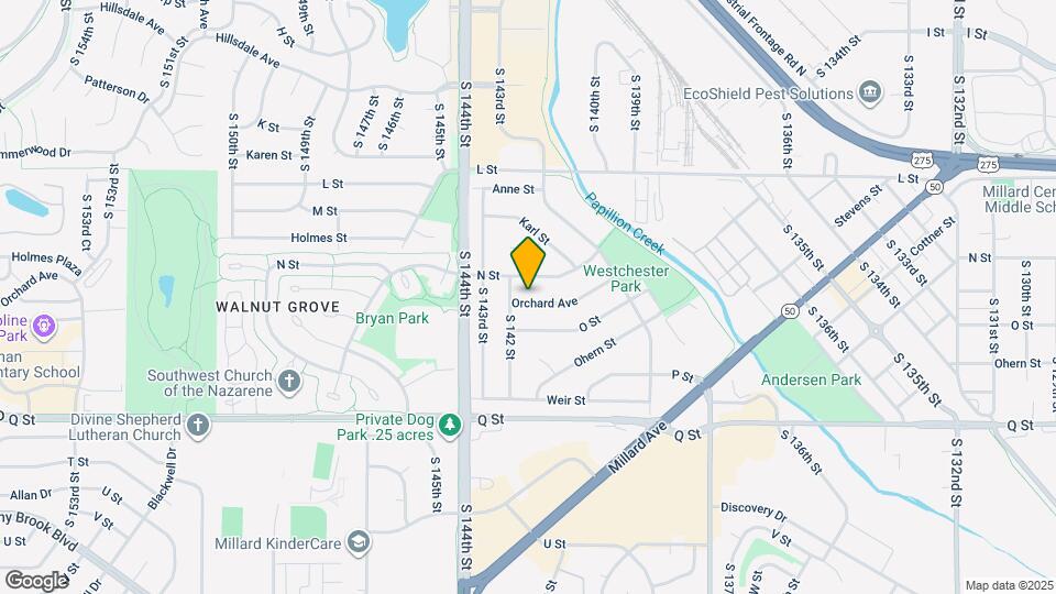 14148 Orchard Ave Map and Location Details