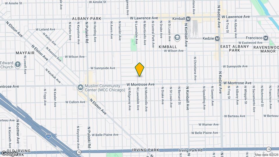 4425 N Lawndale Ave, Unit 3B Map and Location Details