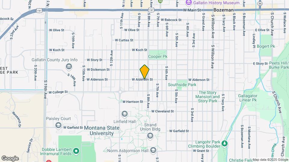 806 W Alderson St Map and Location Details