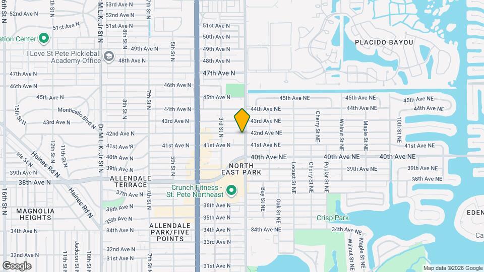 110 42nd Ave N Map and Location Details