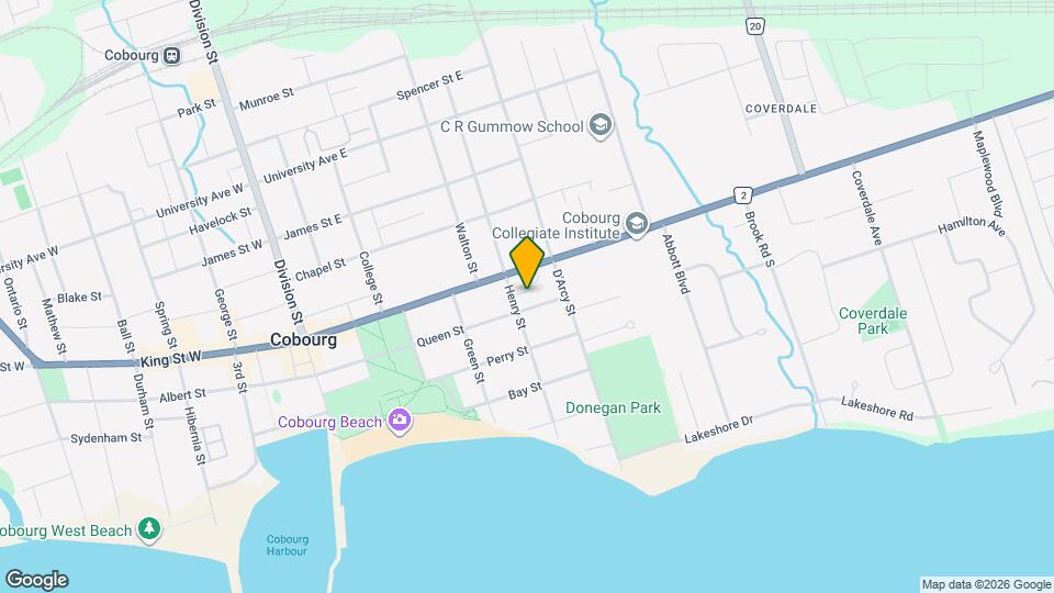 222 Queen St Map and Location Details