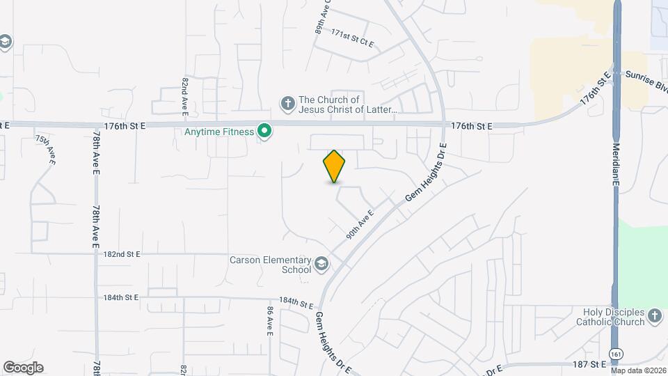 18008 89th Ave E Mapa y Detalles de la Ubicación