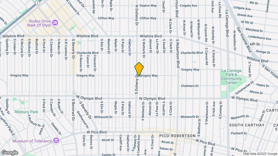 304 S Doheny Dr Mapa y Detalles de la Ubicación