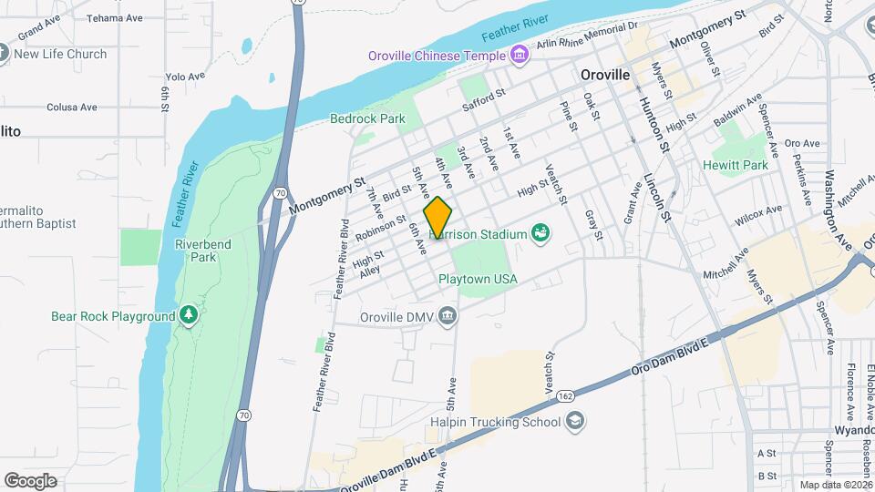 826 Pomona Ave Map and Location Details