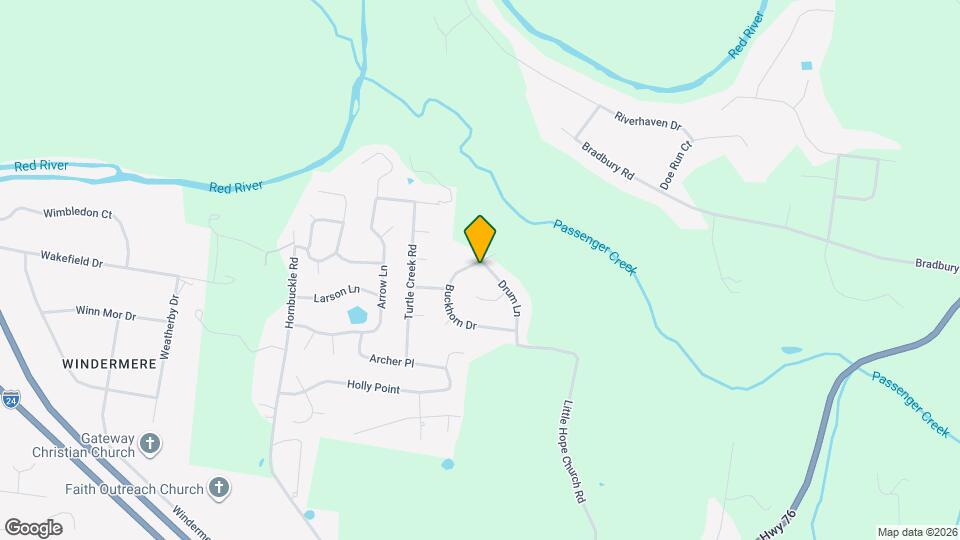 829 Buckhorn Dr Map and Location Details