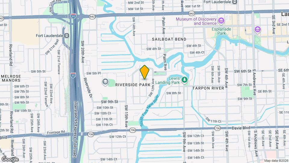 619 SW 13th Ave Map and Location Details