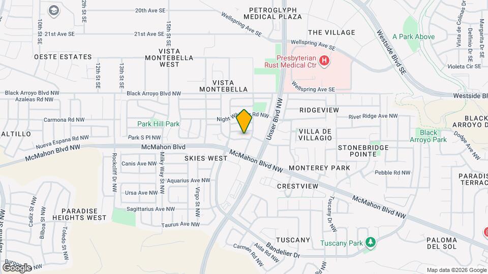 5753 Pinon Dulce Rd NW Map and Location Details