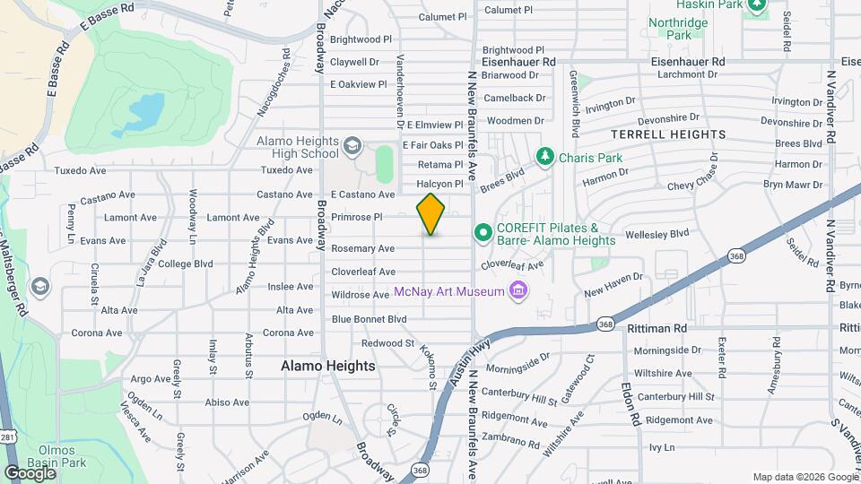 307 Rosemary Ave Map and Location Details