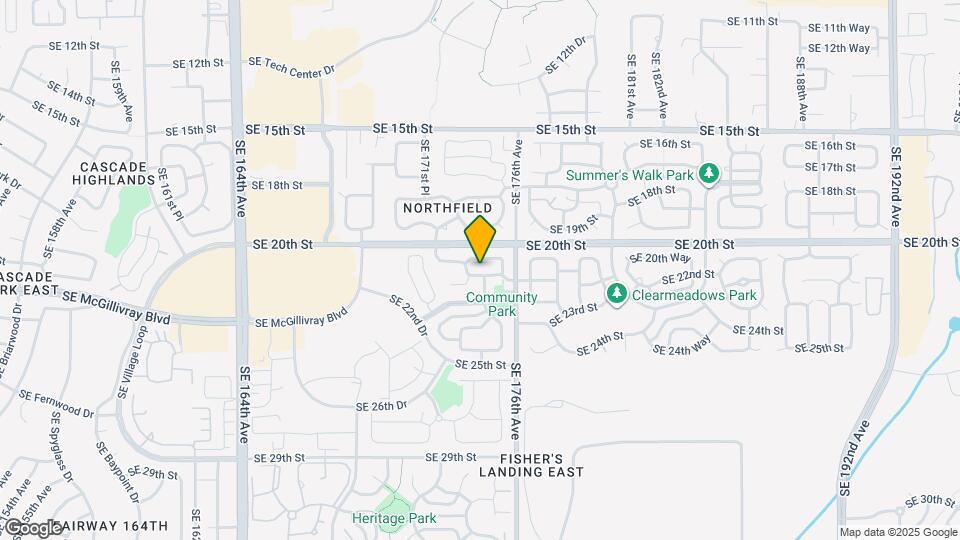 17314 SE 22nd St Map and Location Details