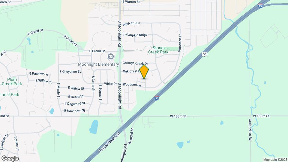 852 S Woodson Ct Map and Location Details