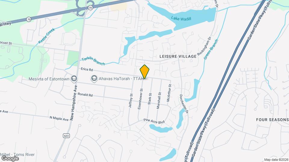 1303 Eisenhower St Map and Location Details