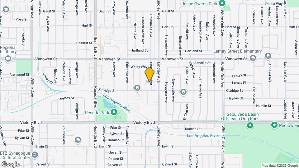 6621 Chimineas Ave Map and Location Details