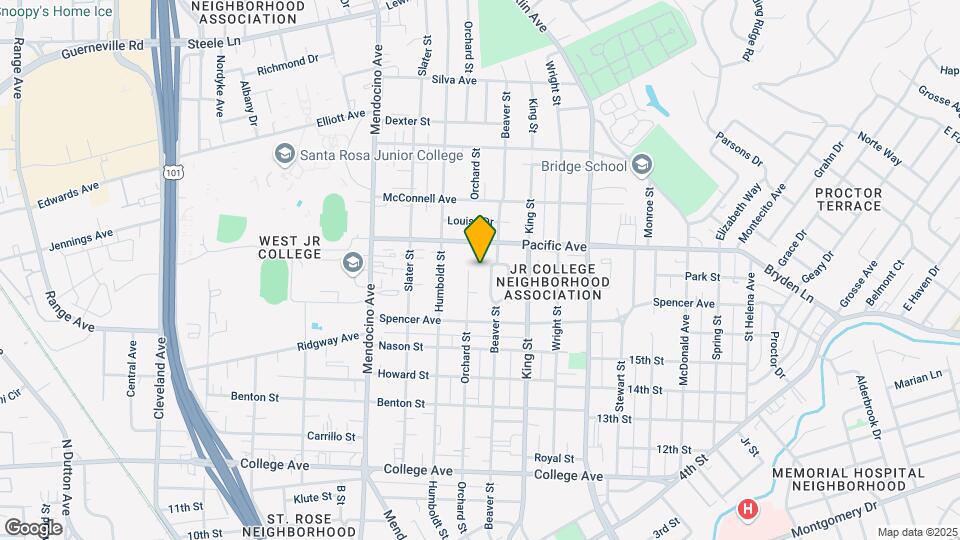 1146 Orchard St Mapa y Detalles de la Ubicación