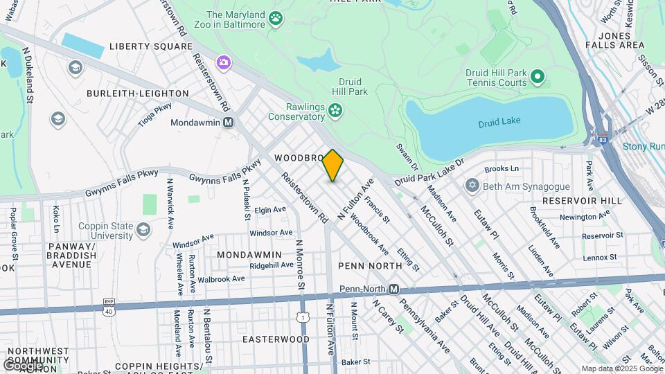 2816 Parkwood Ave Map and Location Details
