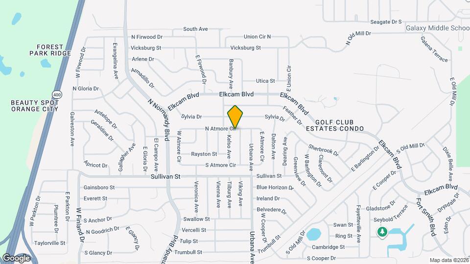 891 N Atmore Cir Mapa y Detalles de la Ubicación