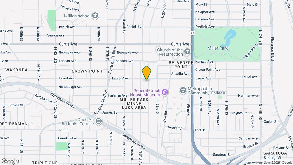 5752 N 33rd Ave Map and Location Details