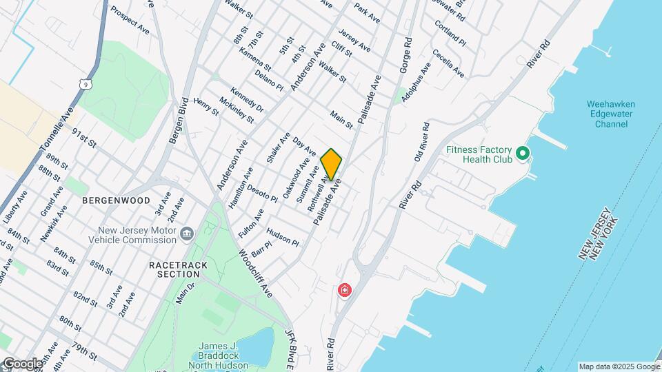 173 Palisade Ave, Unit 173-B Map and Location Details