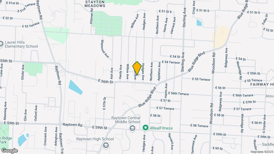5521 Ralston Ave Map and Location Details