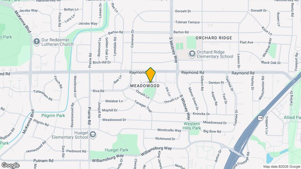 5809 Balsam Rd Mapa y Detalles de la Ubicación