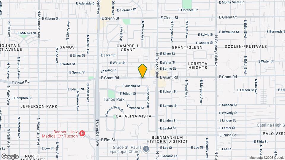2310 E Grant Rd Map and Location Details